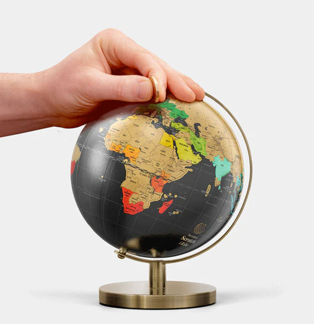 Scratch Globe Desk Decoration