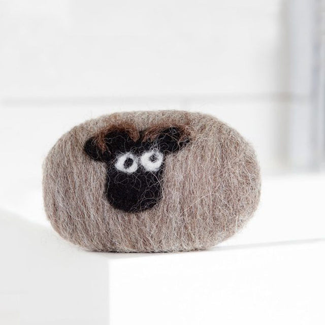 Shetland Sheep Felted Soap