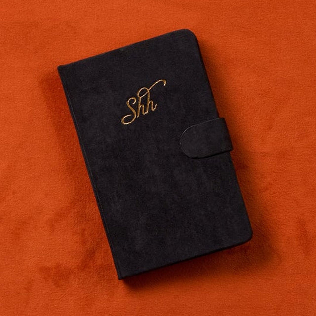 Shh Black Mini Password Journal