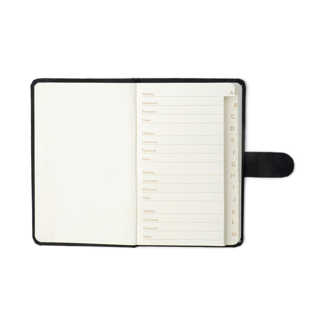 Shh Black Mini Password Journal 2