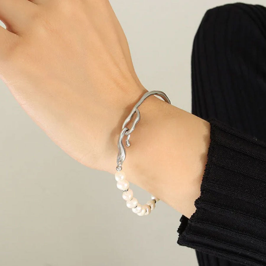 Sterling silver deals boho bracelet