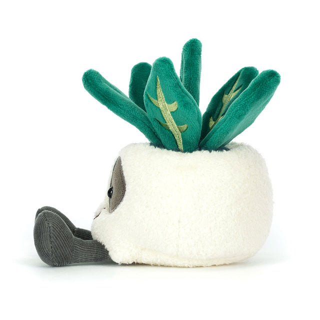 Jellycat Amuseables Skull Planter Side Facing