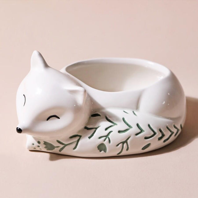 Small Sleeping Fox Planter 2