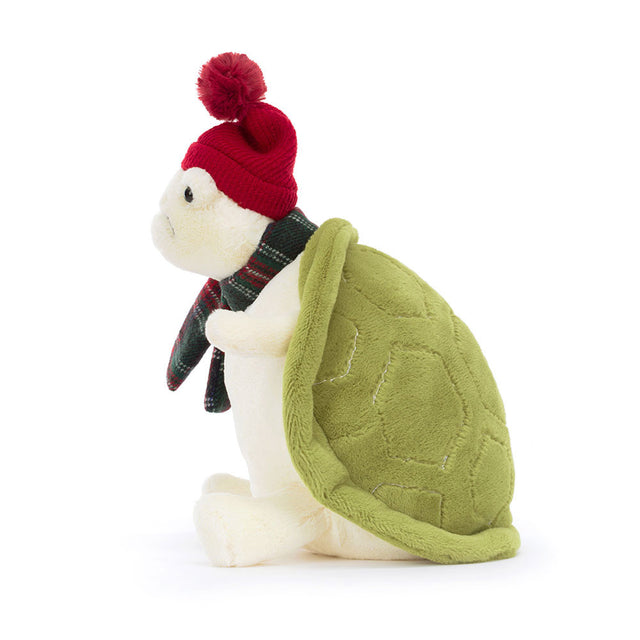 Jellycat Snowman Timmy Turtle Side View