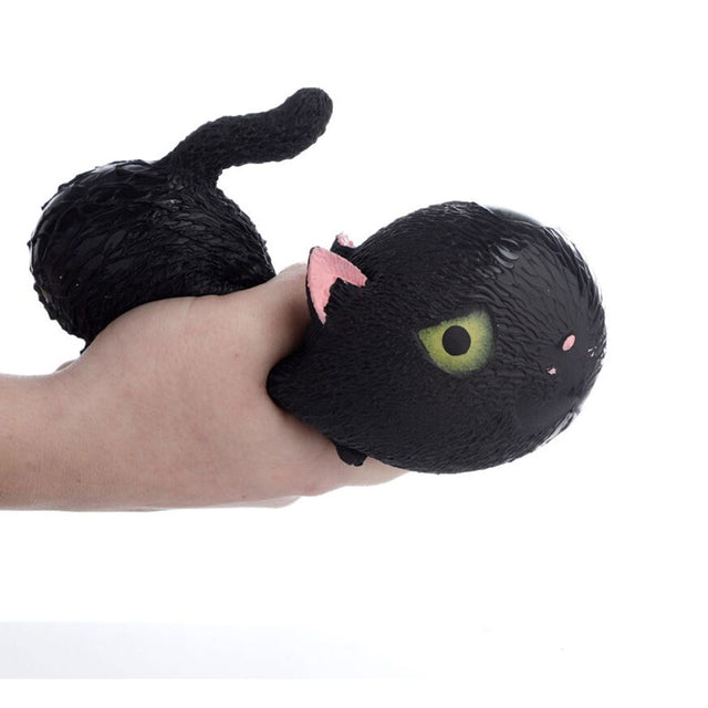 Squeezy Cat Stress Toy Side View