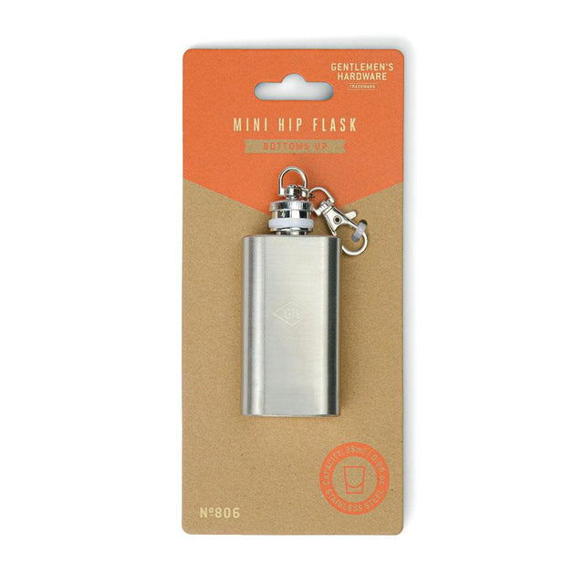 Stainless Steel Mini Hip Flask Gentlemen's Hardware 2