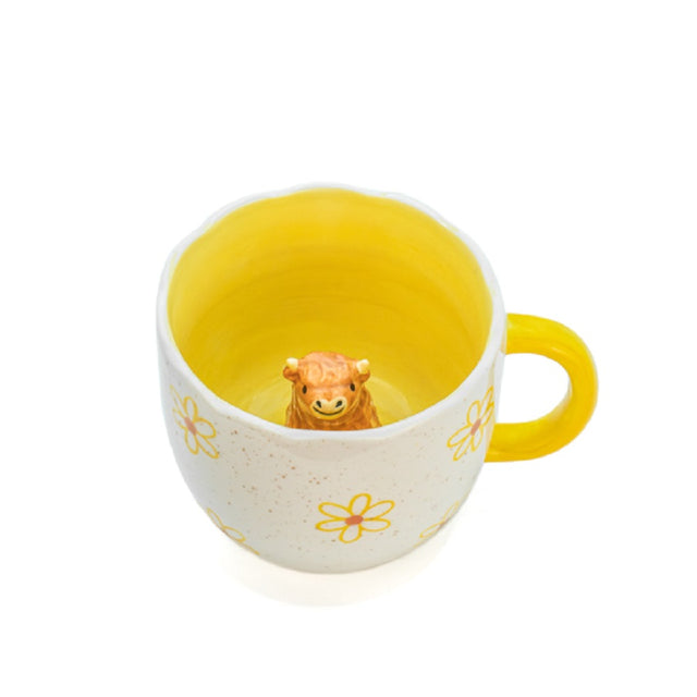 Sass and Belle Surprise Highland Cow Mug