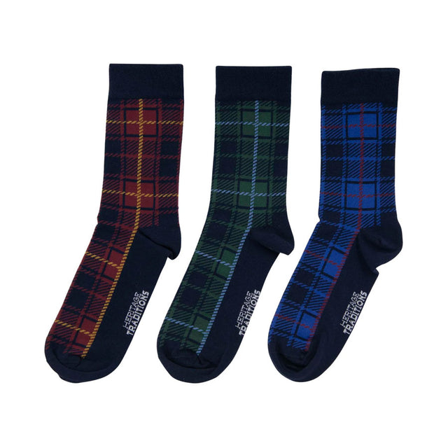 Traditional Tartan Ankle Socks Set