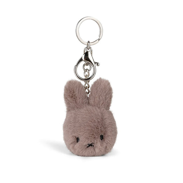 Taupe Miffy Fuzzy Keyring