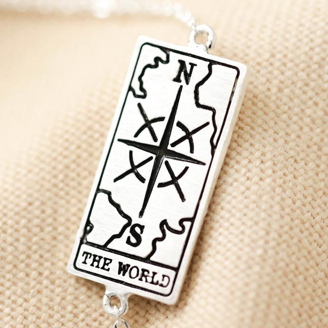 The World Tarot Bracelet in Silver Lisa Angel