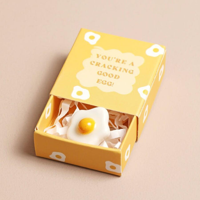 Tiny Egg Matchbox Ceramic Token Lisa Angel