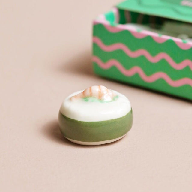 Tiny Sushi Matchbox Ceramic Token Lisa Angel