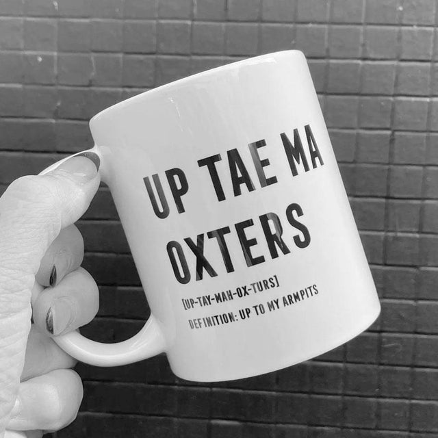 Up Tae Ma Oxsters Ceramic Mug