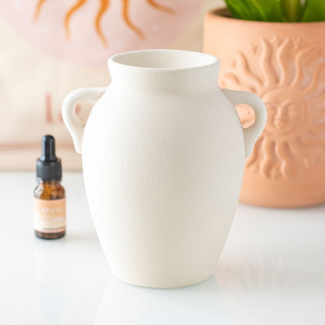 Vase Shaped Oil Burner and Wax Warmer Back Facing