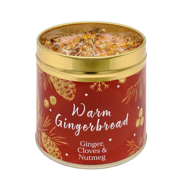 Warm Gingerbread Tin Candle