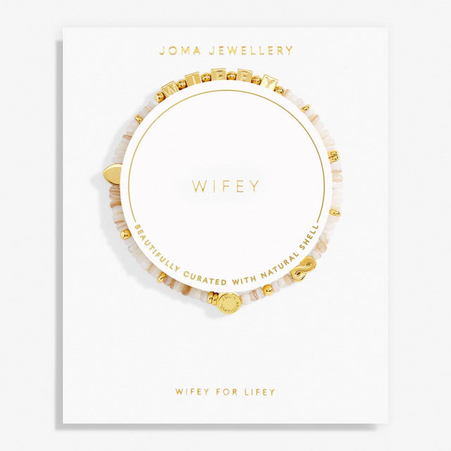 Wifey For Lifey Beaded Bracelet