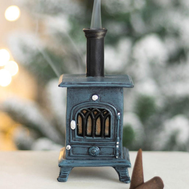 Wood Stove Shaped Incense Cone Burner