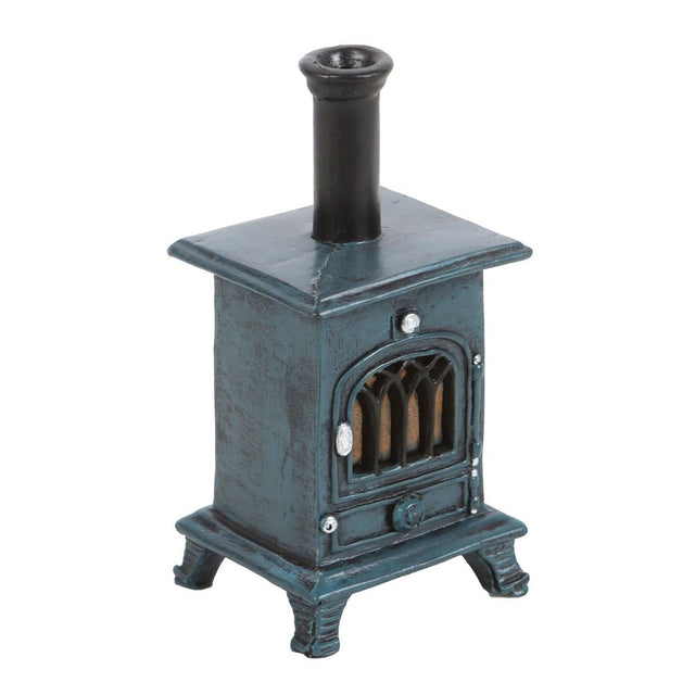 Wood Stove Shaped Incense Cone Burner 3