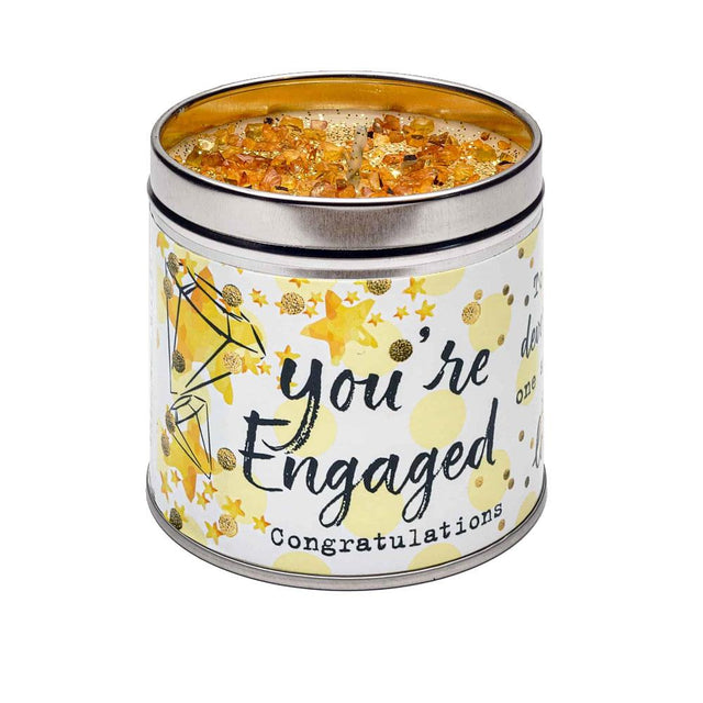 You're Engaged Candle Tin