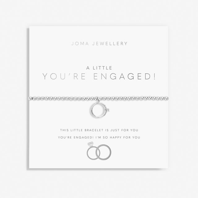 A Little You're Engaged Charm Bracelet