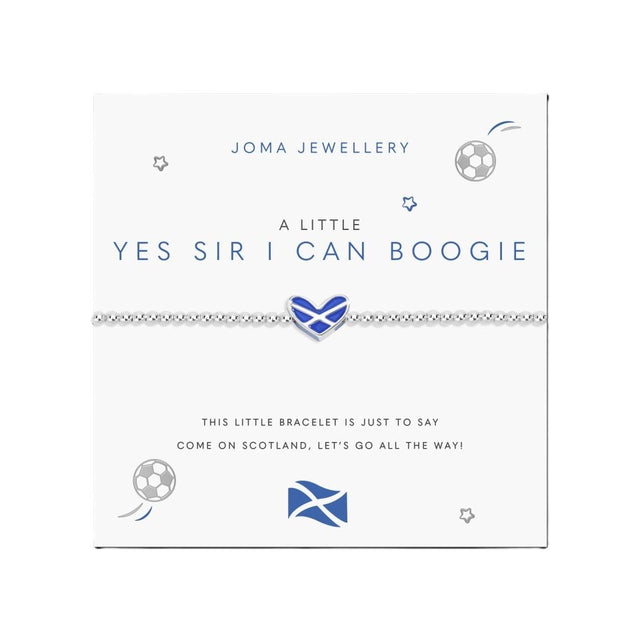 Joma A Little Yes Sir I Can Boogie Saltire Heart Bracelet