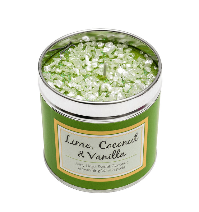 Lime, Coconut & Vanilla Candle Tin
