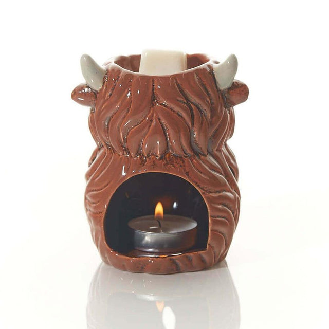 Dougal Highland Cow Stoneware Wax Burner