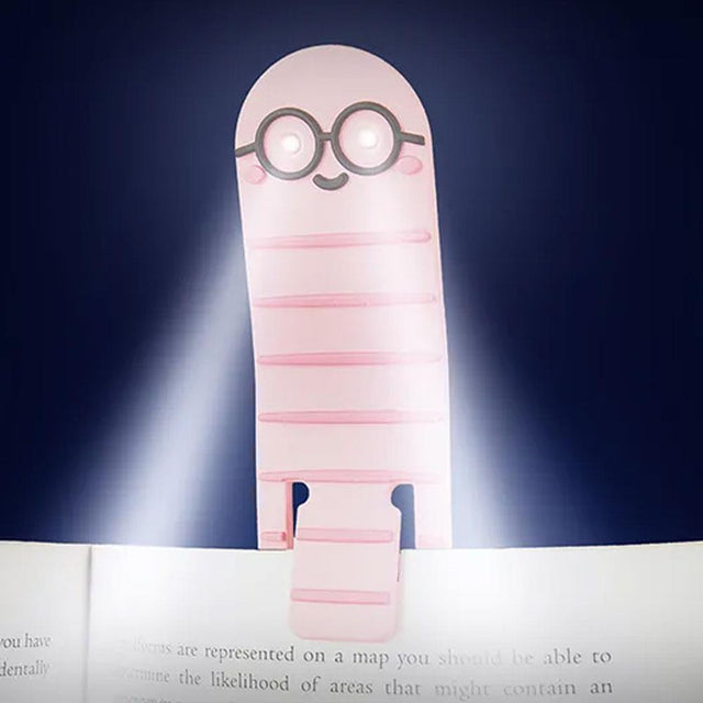 Worm Reading Light and Bookmark