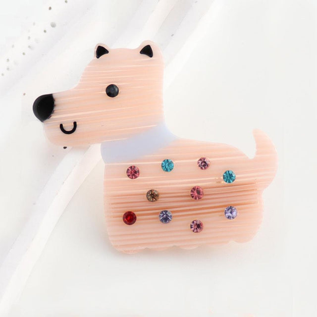 Pink Doggy Hair Clip