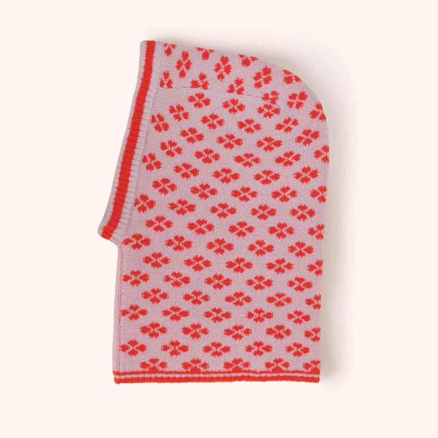 Pink and Orange Roxy Snood Close Up