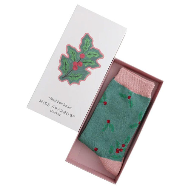 Holly Sprigs Women's Matchbox Socks