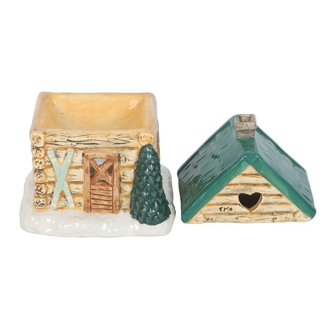 Ski Chalet Ceramic Oil Burner