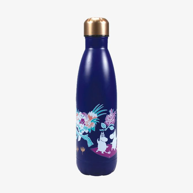 Navy Moomin Print Water Bottle