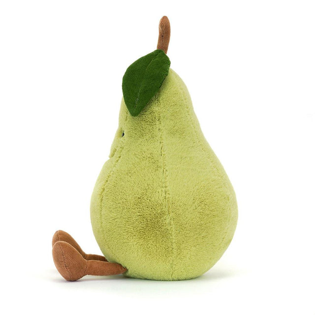Jellycat Amuseables Pear Soft Toy Side View