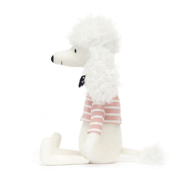 Jellycat Beatnik Buddy Poodle Side Facing