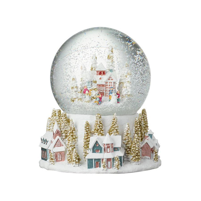 Snowy Winter Townscape Snowglobe