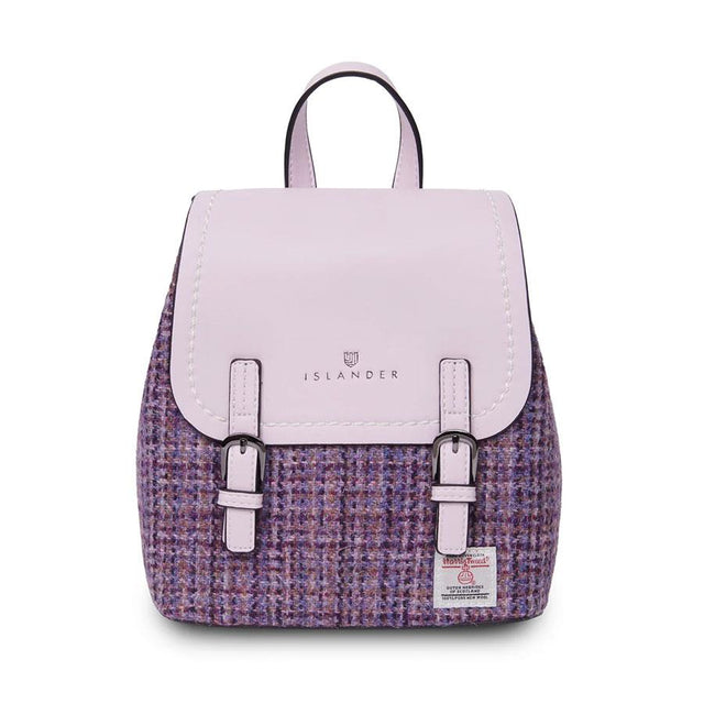 Violet Harris Tweed Mini Jura Backpack