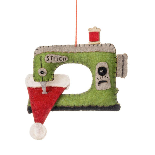 Felt Fabric Sewing Machine Hanging Decoration