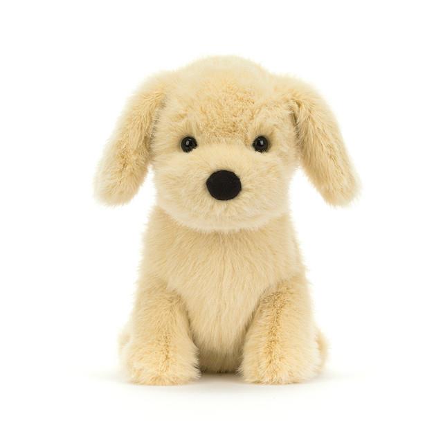 Golden Puppy Soft Toy Front Facing
