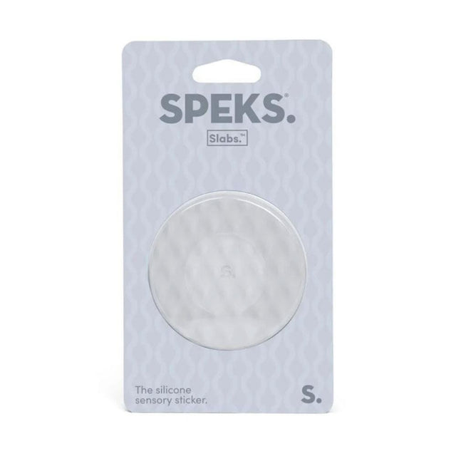 Mesh Grey Slab Round Silicone Sensory Sticker