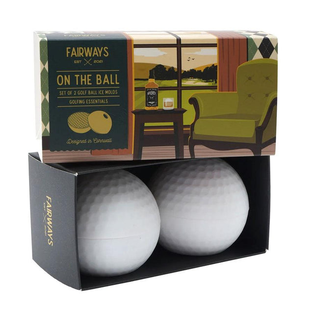 Fairways Golf Ball Ice Mould Set with Gift Box