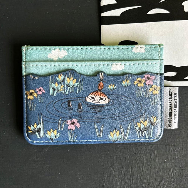 Moomin Lotus Card Holder Reverse
