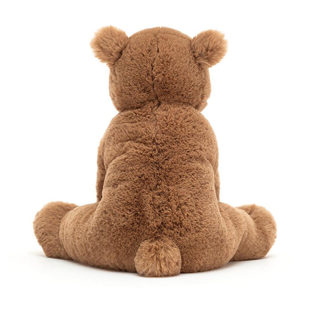 Jellycat Medium Woody Bear Soft Toy Back Facing