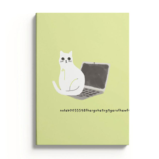 Laptop Cat Notebook