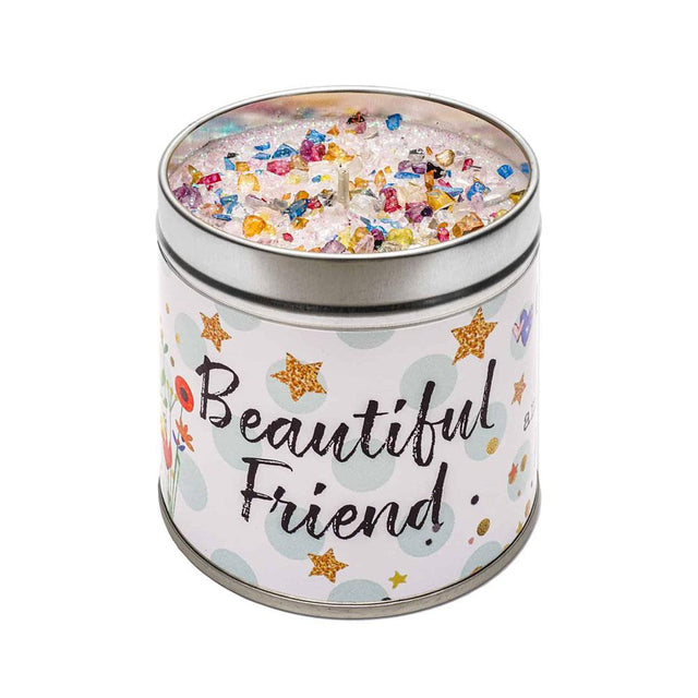 Beautiful Friend Candle Tin