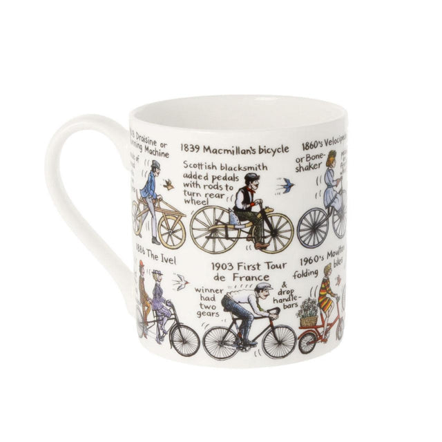History of Cycling Mug