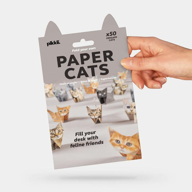 Origami Paper Cats Set