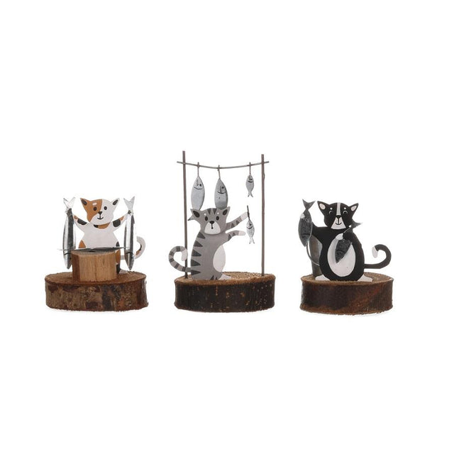 Shoeless Joe Cat Fish Monger Mini Decoration