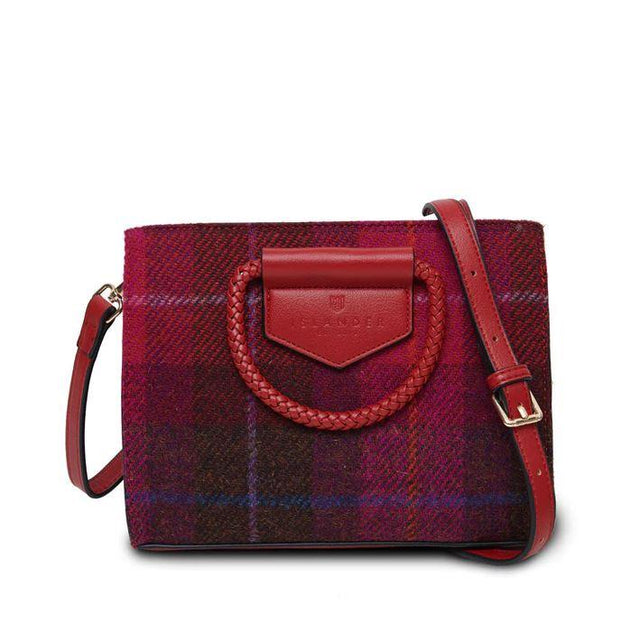 Harris Tweed Fuchsia Tartan The Arran Tote Handbag