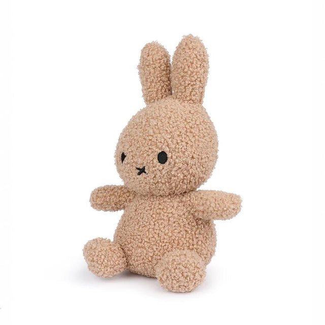Beige Miffy Teddy Boucle Soft Toy side view